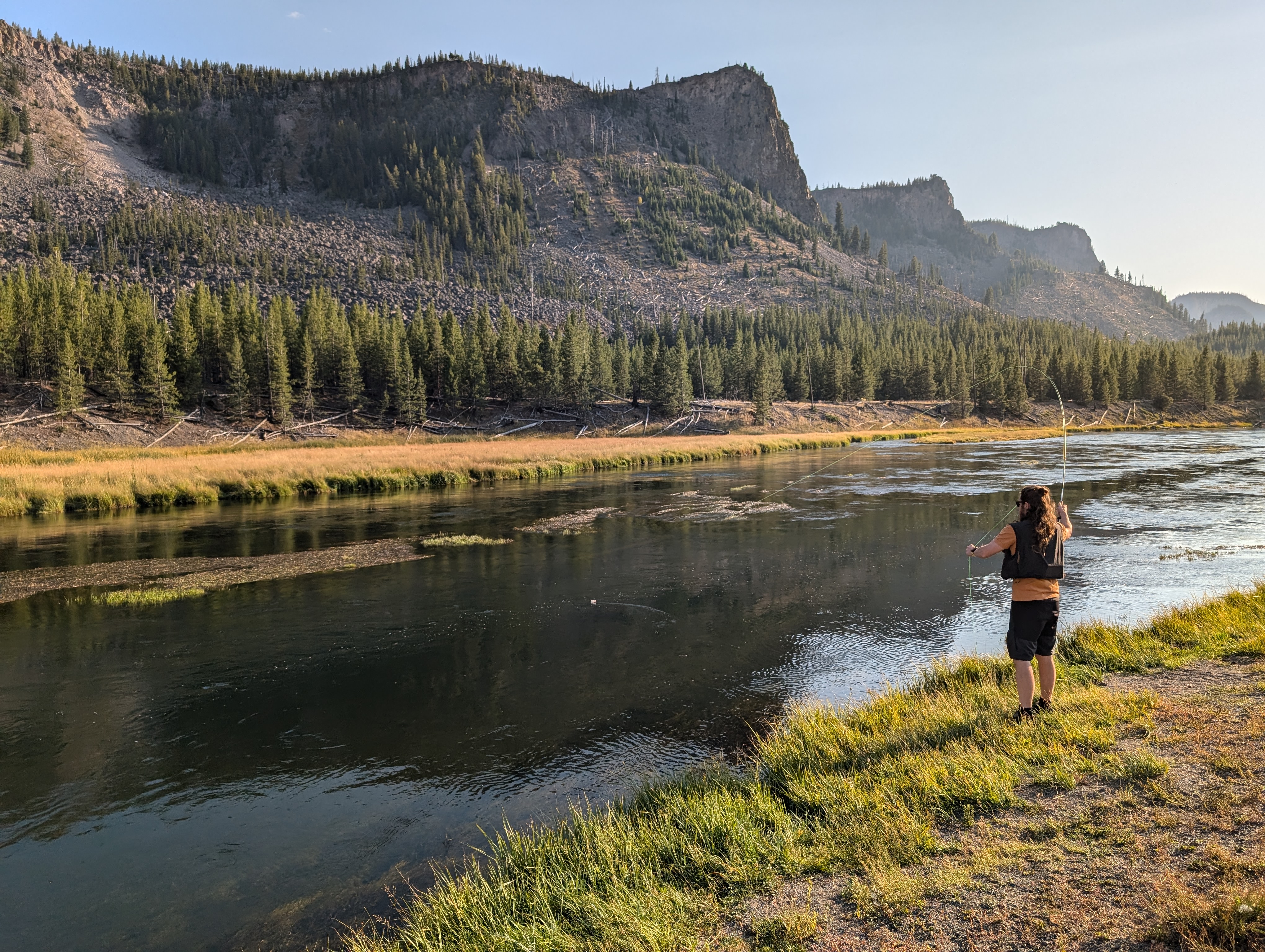 Pêche dans le parc de Yellowstone